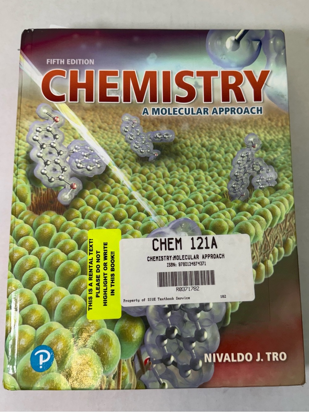 Chemistry A Molecular Approach 5th Edition Textbook Nivaldo Tro